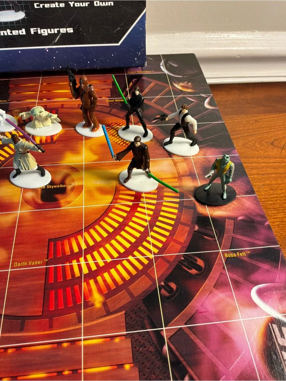 2002 Star Wars Epic Duels Game Set - with 31 painted figures